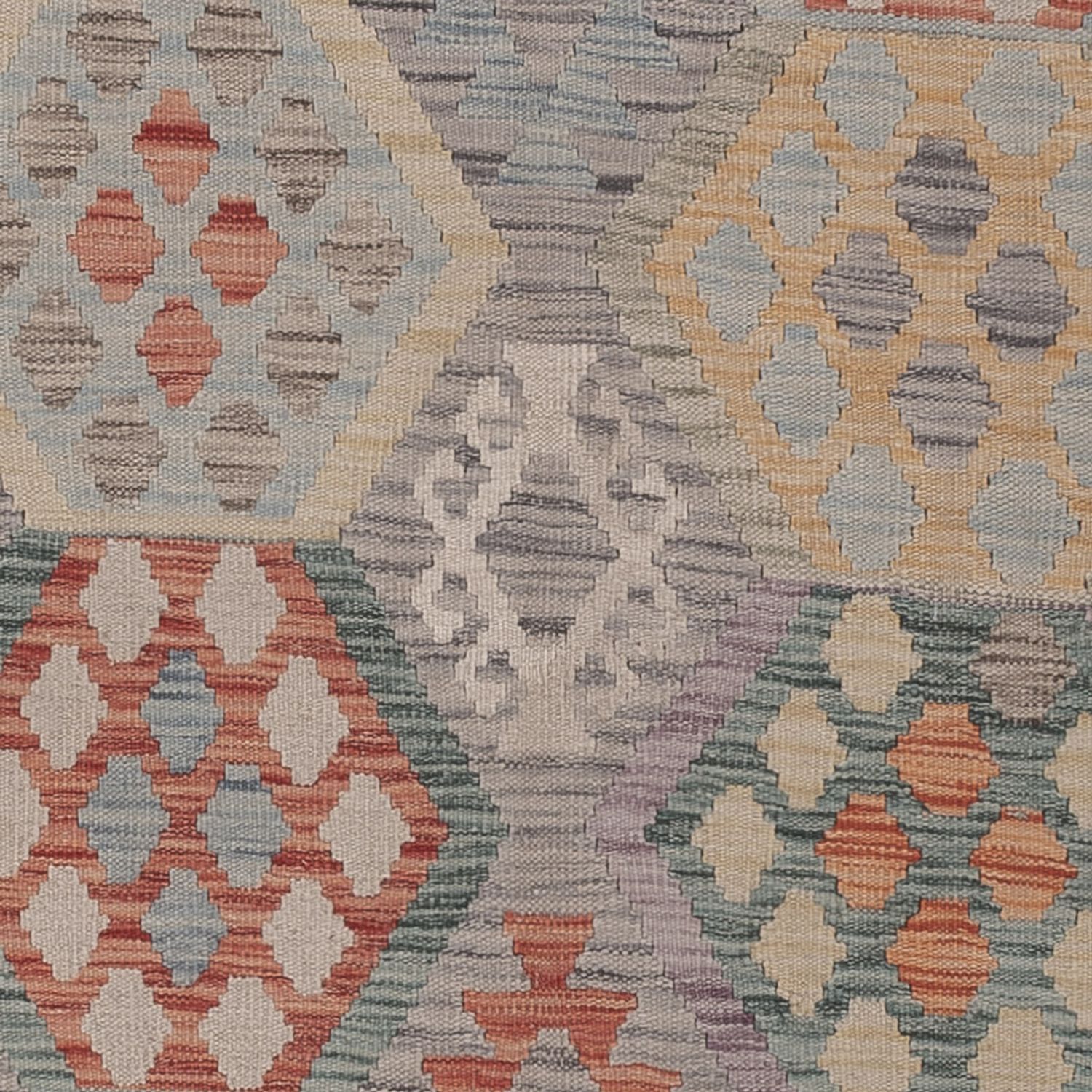 Kelim Rug - Splash - 302 x 202 cm - multicolored