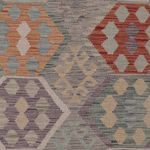 Kelim Rug - Splash - 294 x 203 cm - multicolored