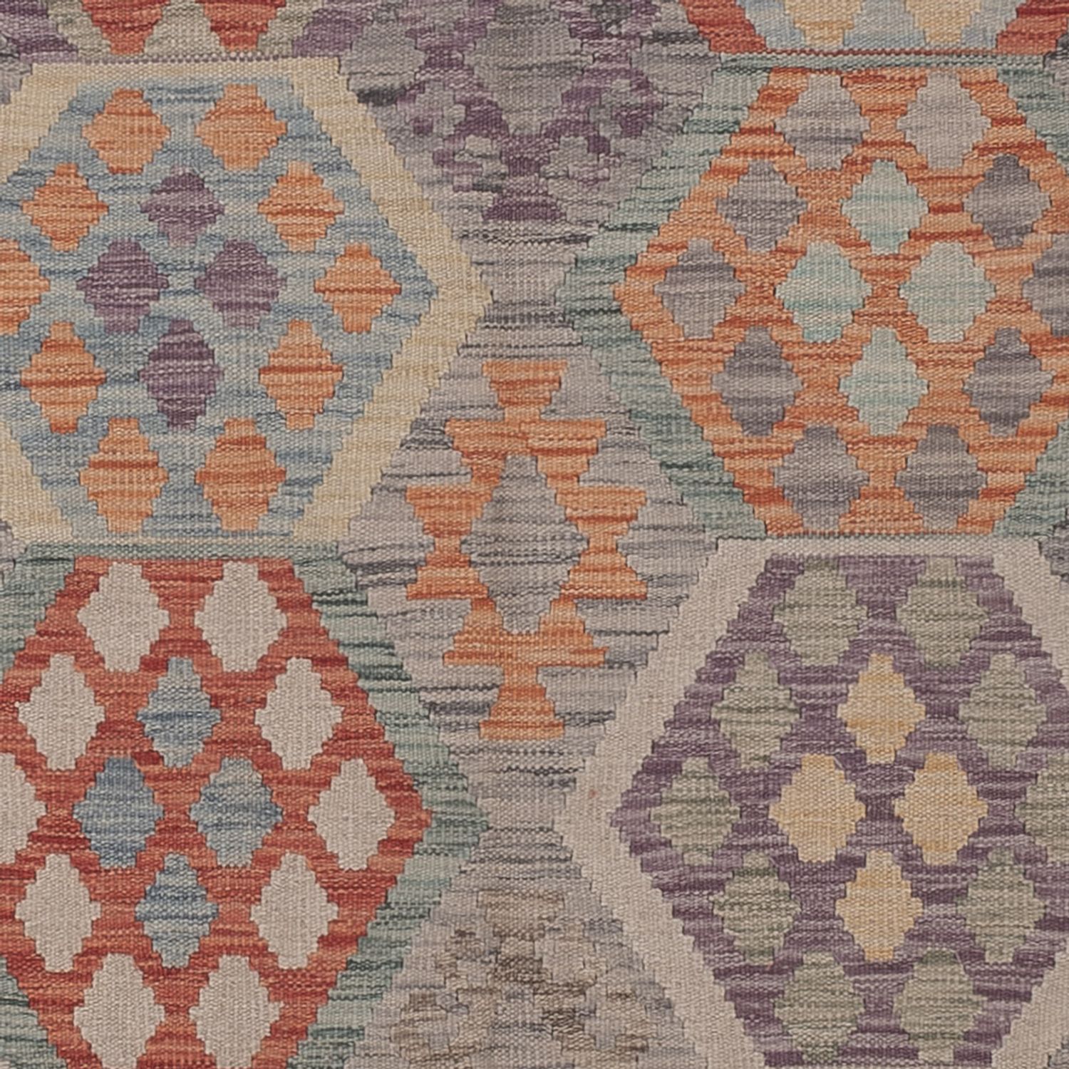 Kelim Rug - Splash - 302 x 200 cm - multicolored