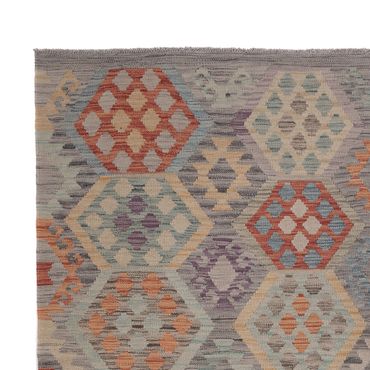 Kelim Rug - Splash - 302 x 200 cm - multicolored