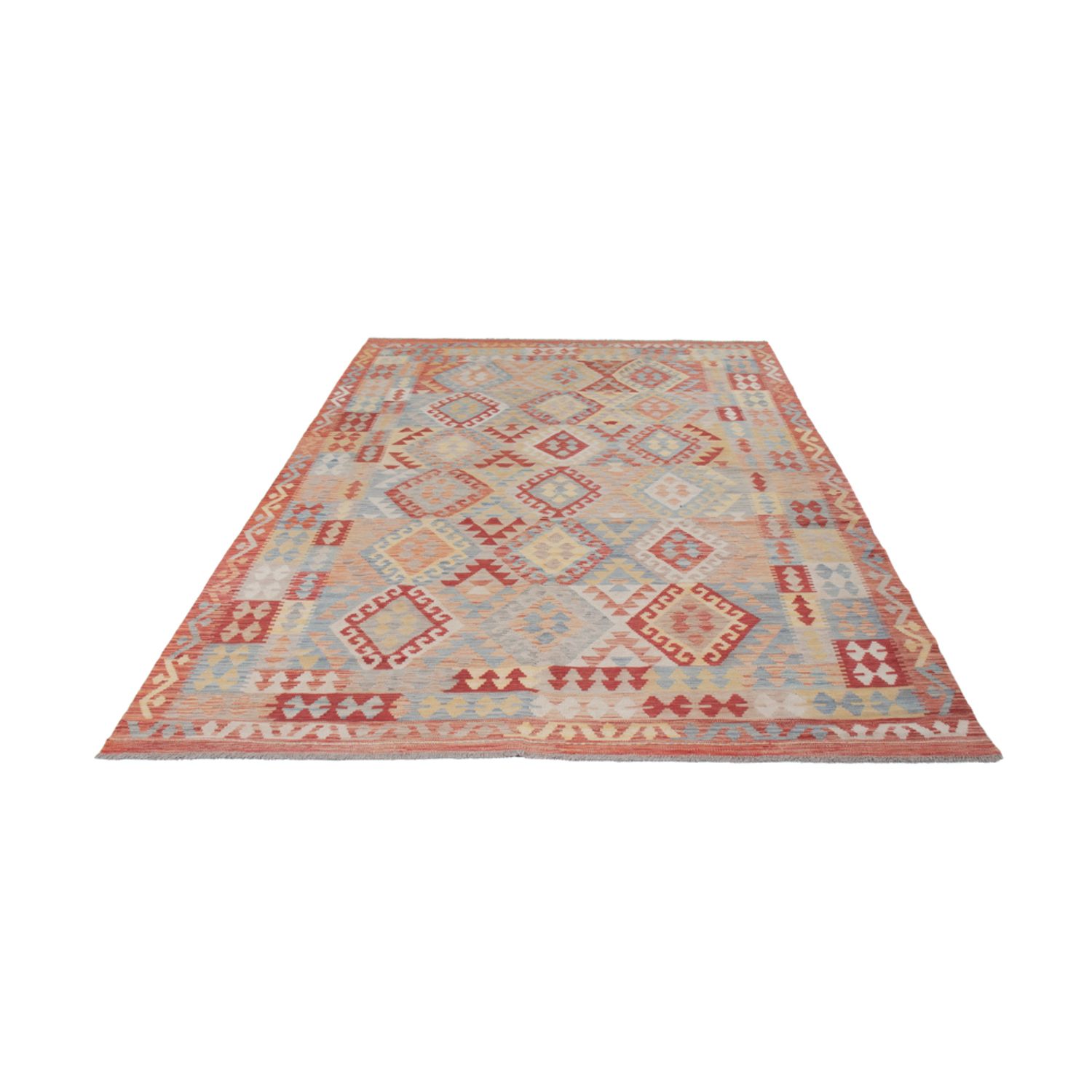Kelim Rug - Splash - 298 x 198 cm - multicolored