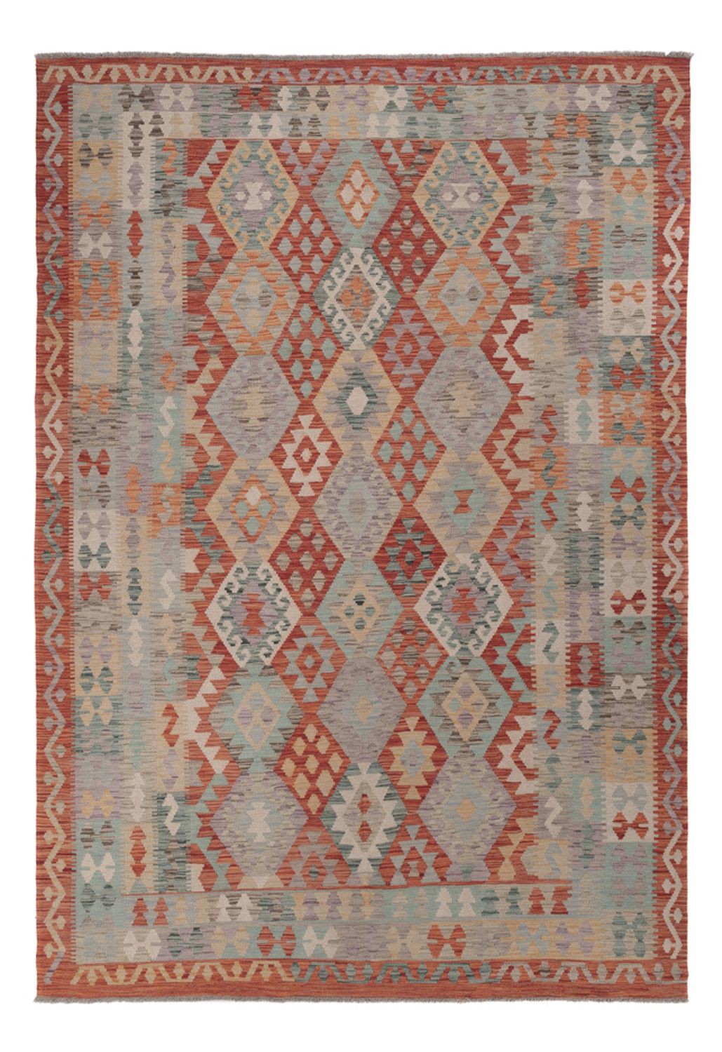 Kelim Rug - Splash - 300 x 208 cm - multicolored