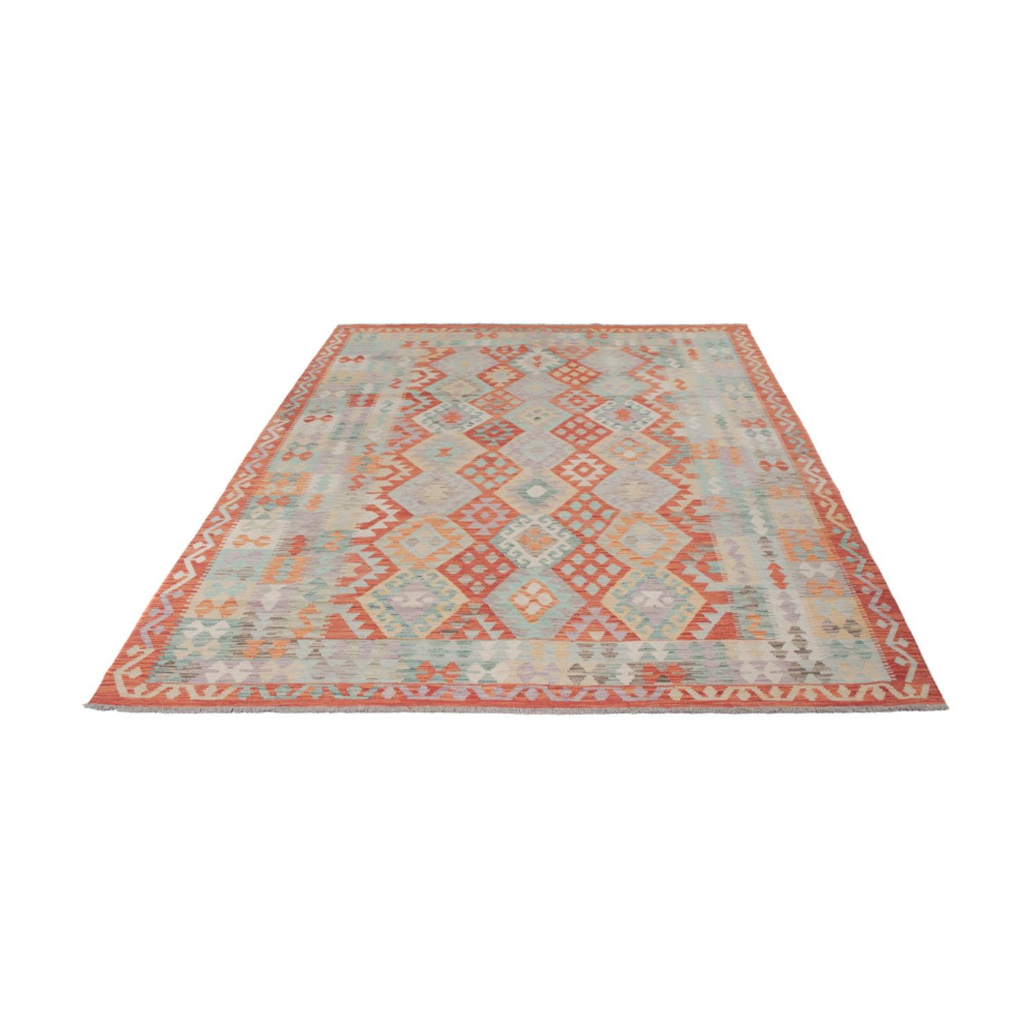 Kelim Rug - Splash - 300 x 208 cm - multicolored