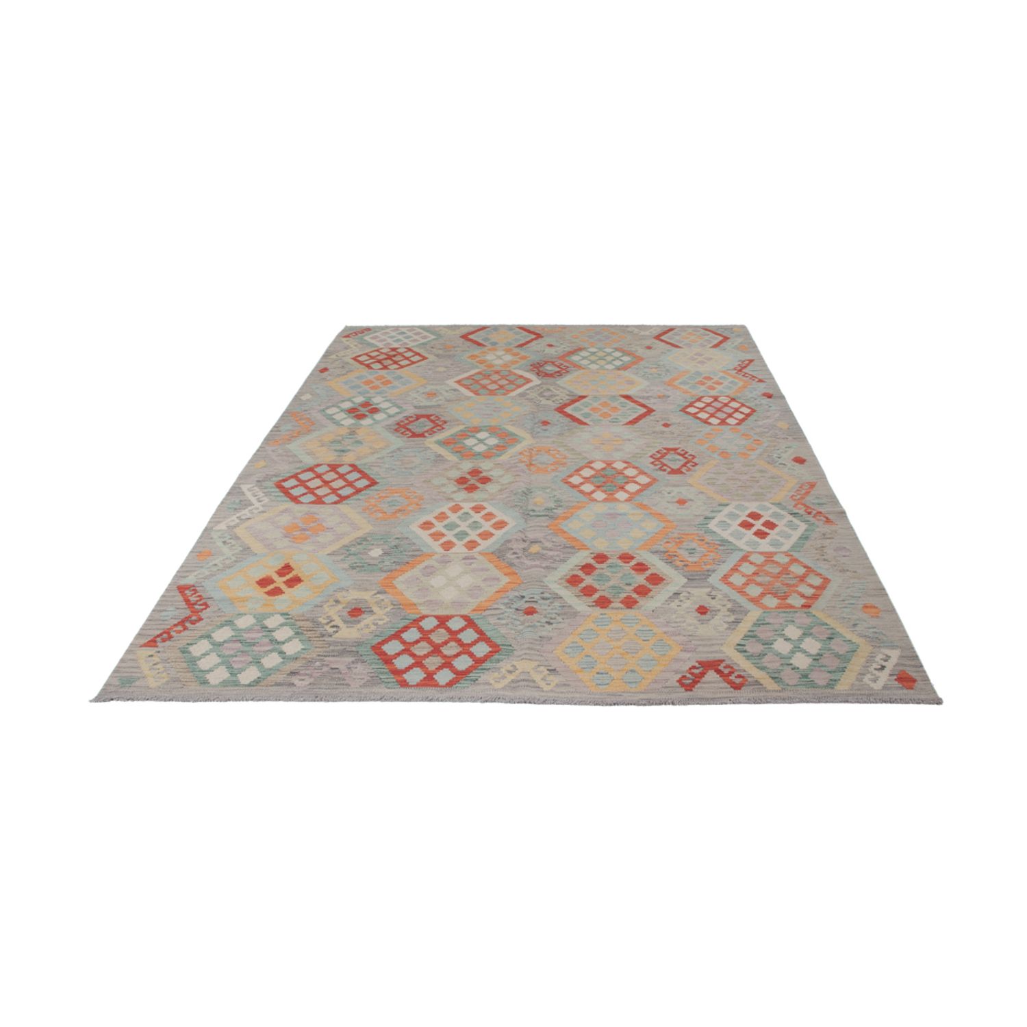 Kelim Rug - Splash - 299 x 205 cm - multicolored