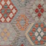 Kelim Rug - Splash - 299 x 205 cm - multicolored