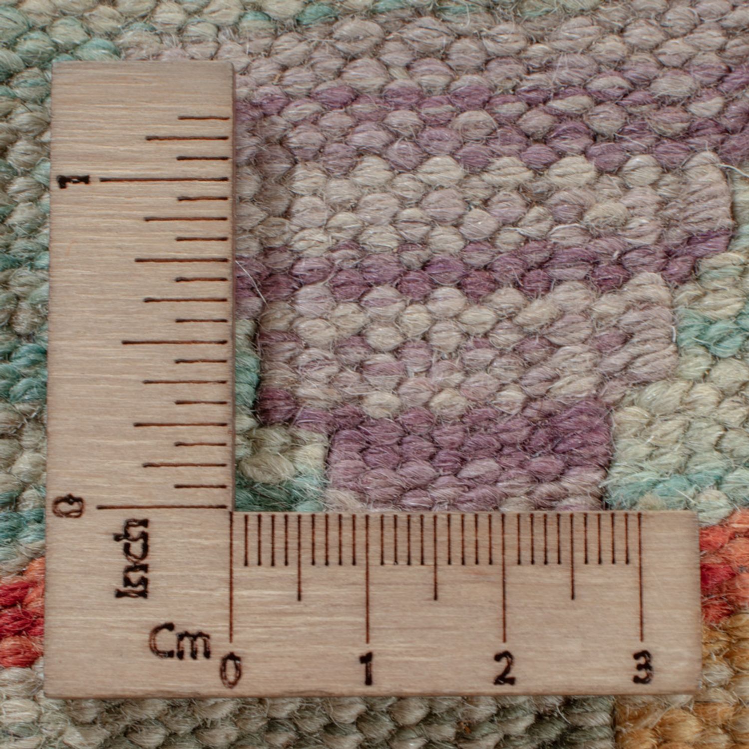 Kelimteppe - Splash - 298 x 247 cm - flerfarget