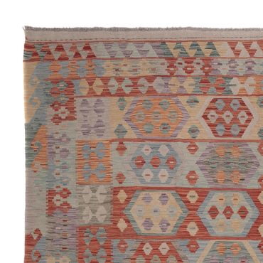 Kelim Rug - Splash - 298 x 247 cm - multicolored