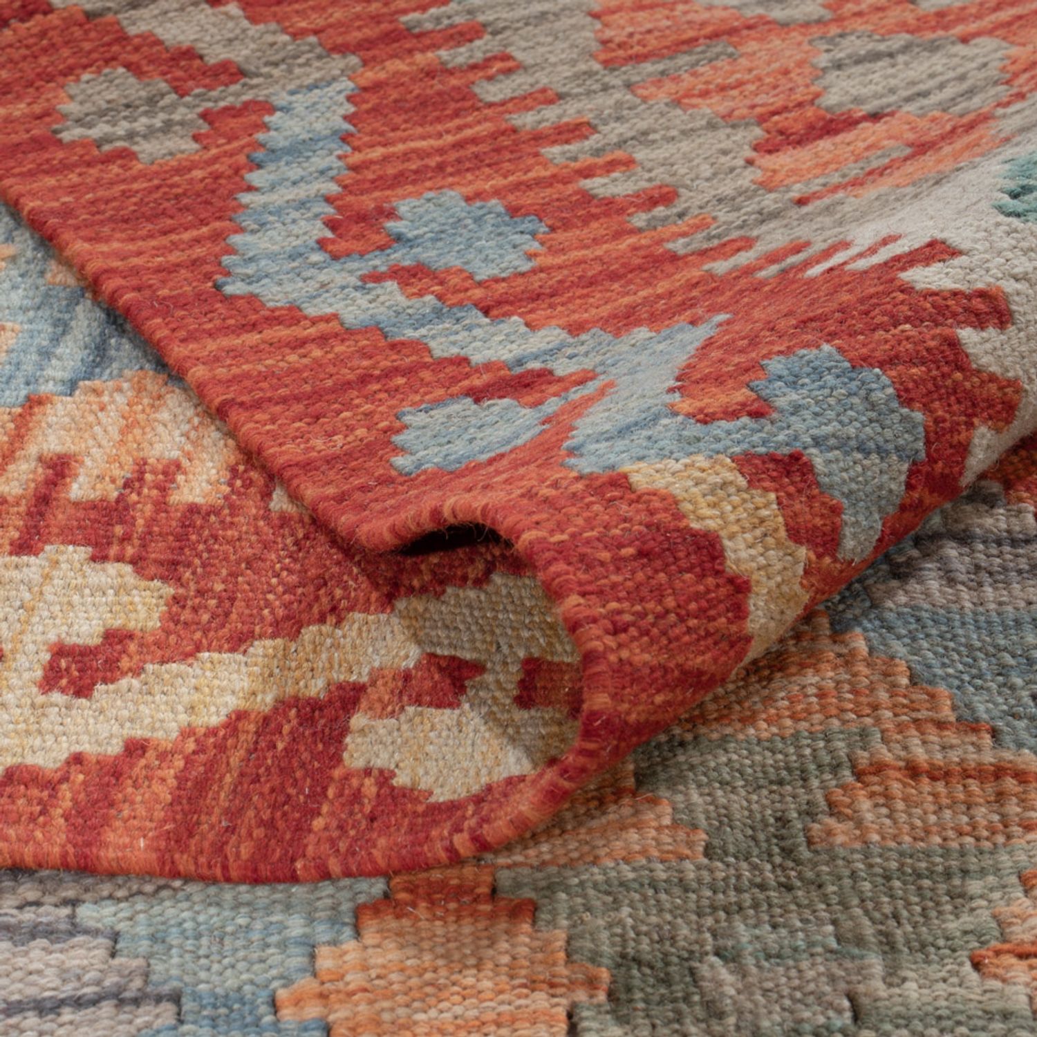 Kelim Rug - Splash - 299 x 242 cm - multicolored