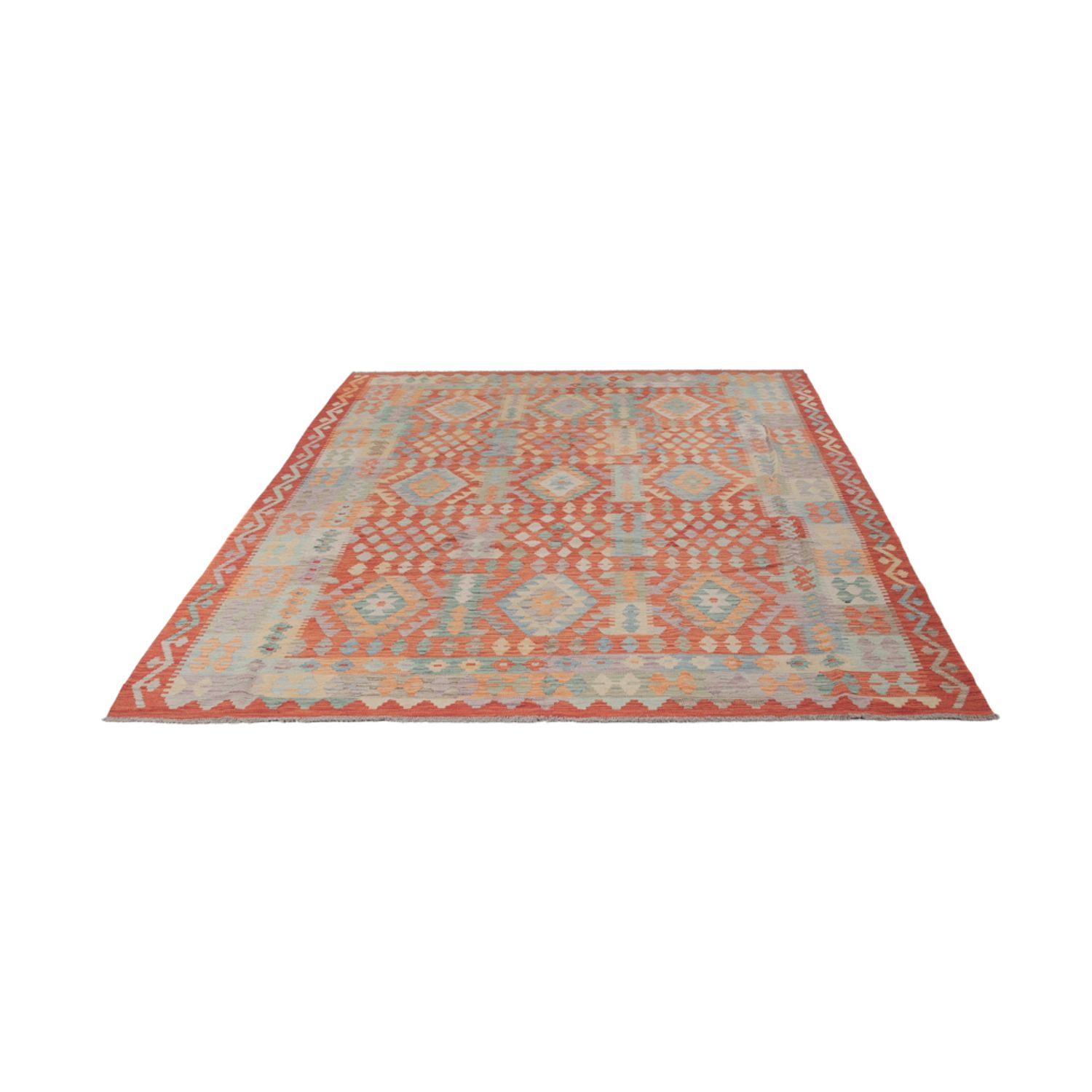 Kelim Rug - Splash - 299 x 242 cm - multicolored