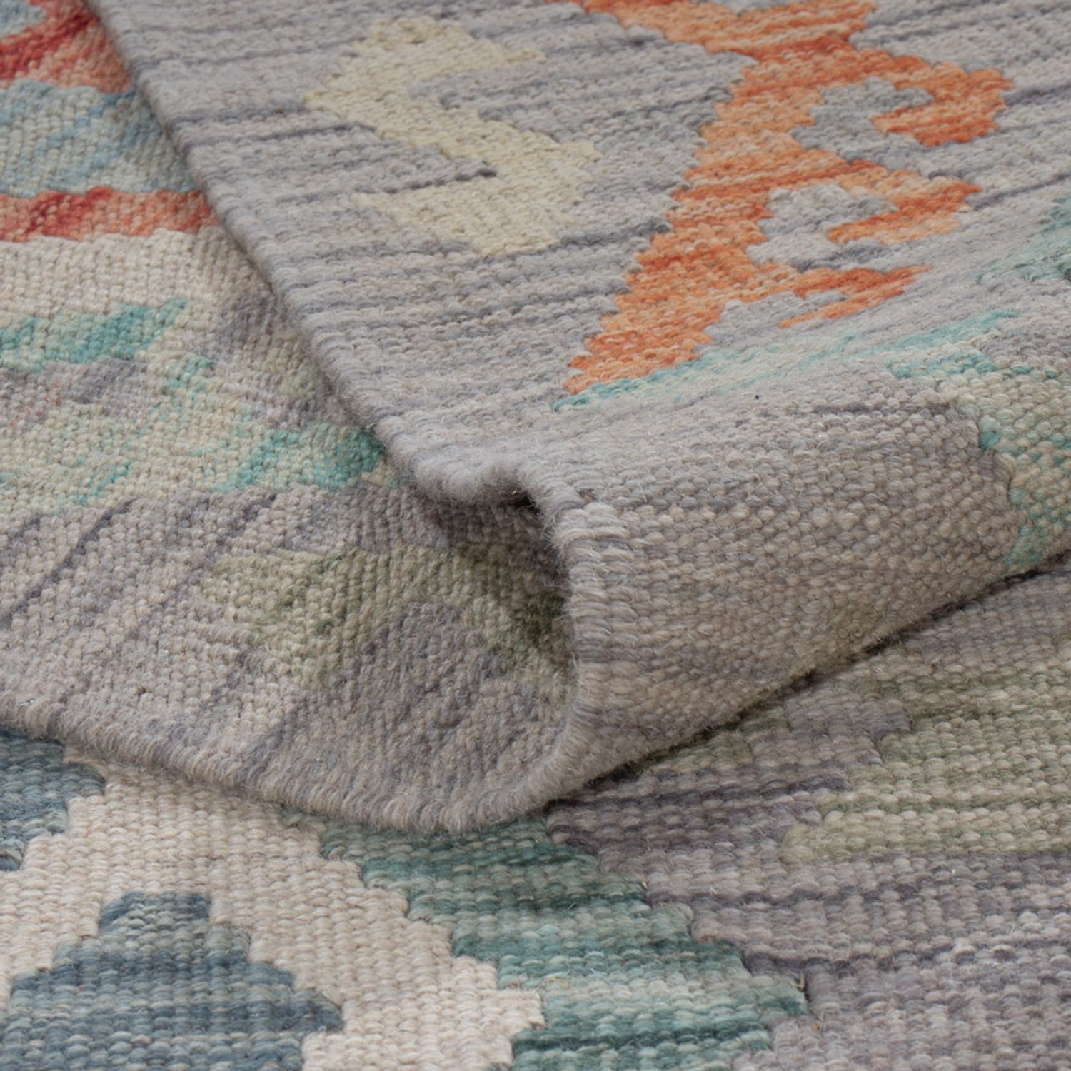 Kelim Rug - Splash - 297 x 208 cm - multicolored