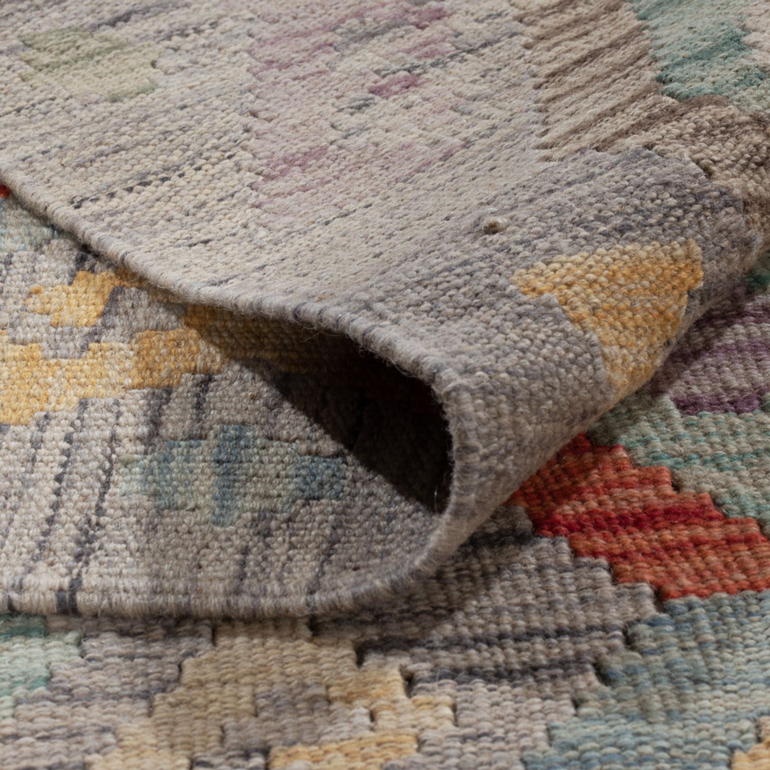 Kelim Rug - Splash - 298 x 202 cm - multicolored