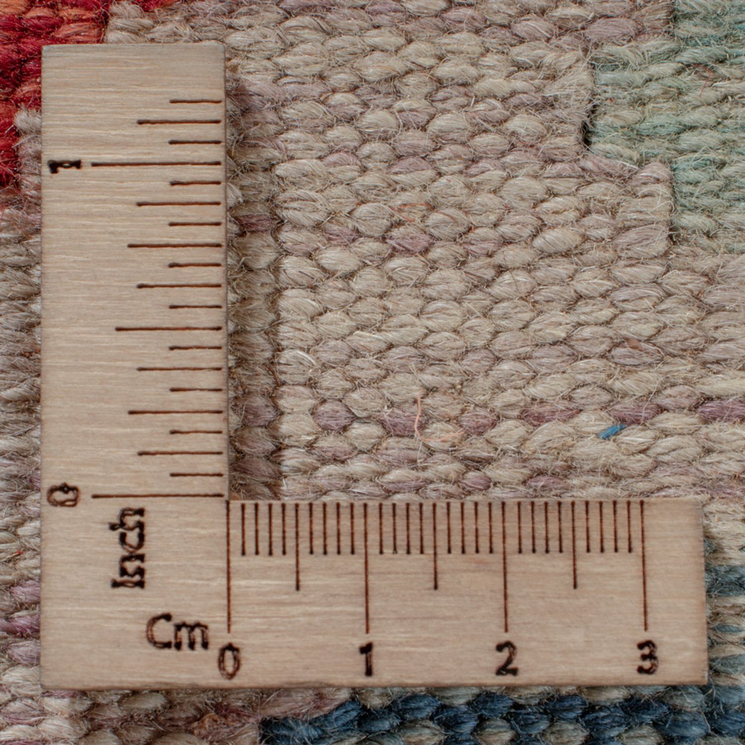 Kelimteppe - Splash - 309 x 205 cm - flerfarget