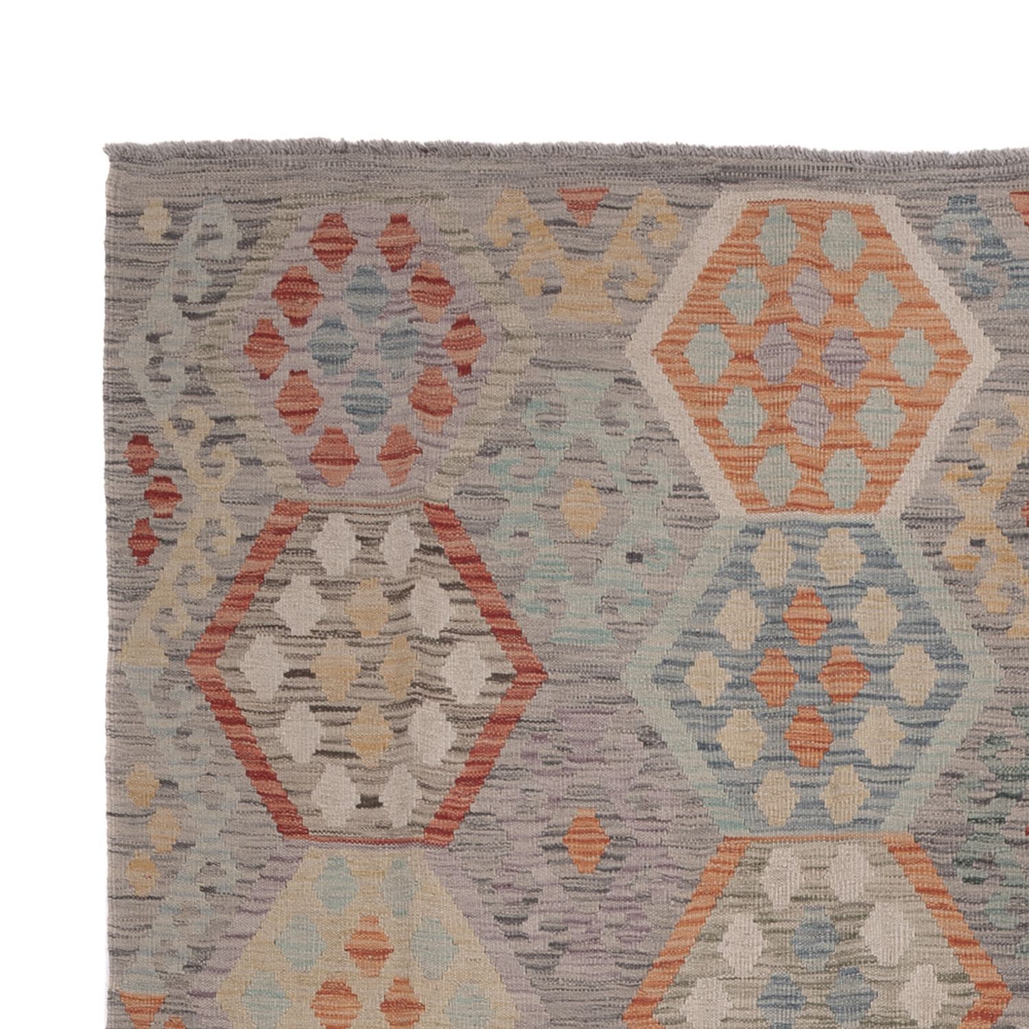 Kelim Rug - Splash - 297 x 212 cm - multicolored