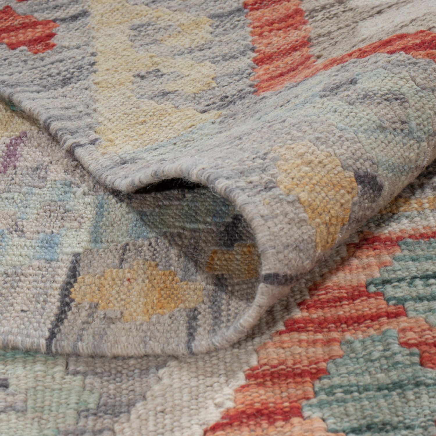 Kelim Rug - Splash - 297 x 212 cm - multicolored