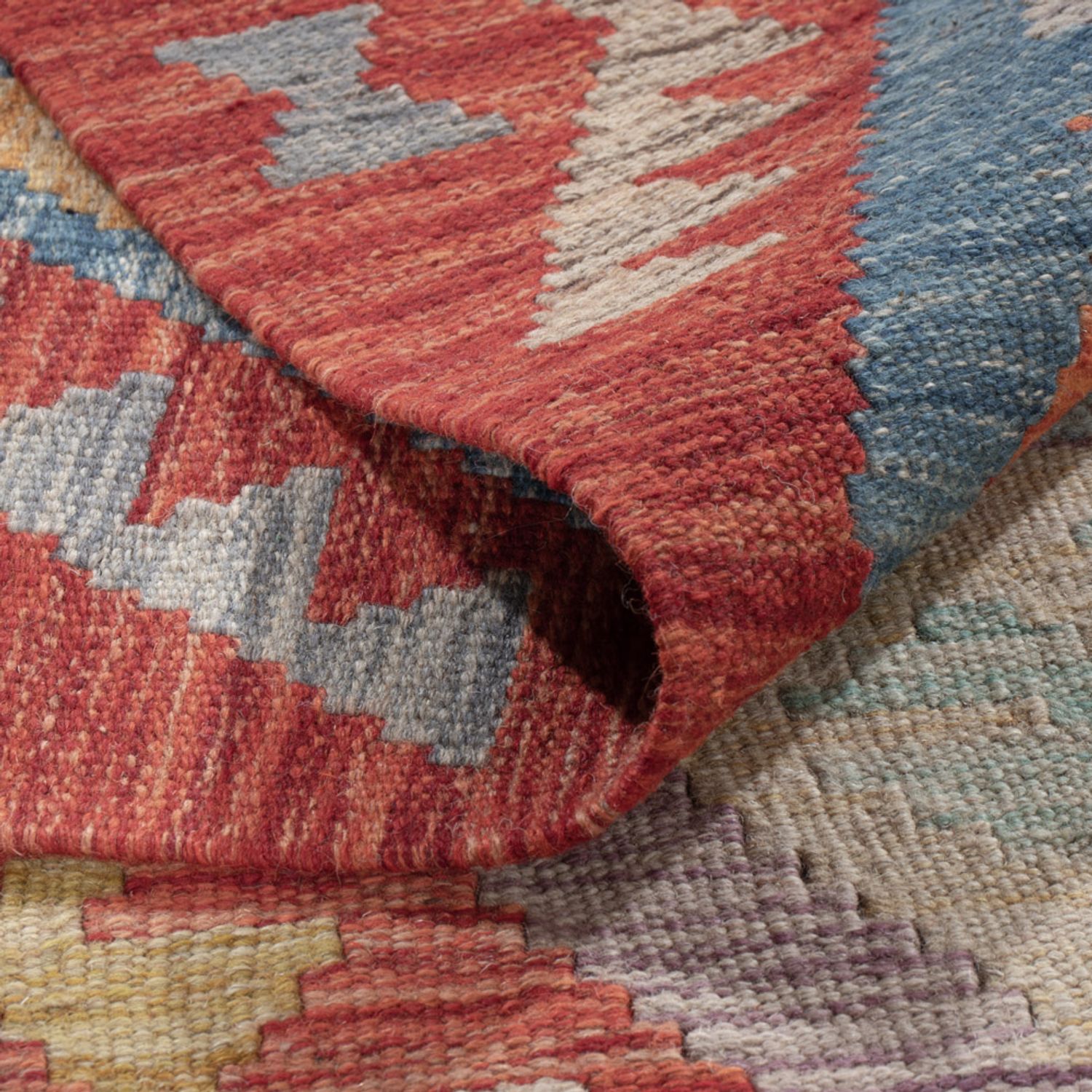 Kelim Rug - Splash - 308 x 208 cm - multicolored