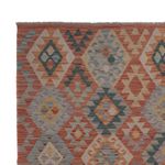 Kelim Rug - Splash - 301 x 197 cm - multicolored