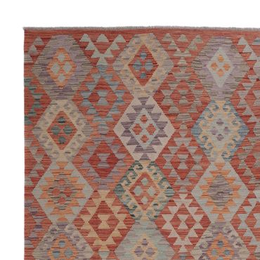 Kelim Rug - Splash - 296 x 257 cm - multicolored