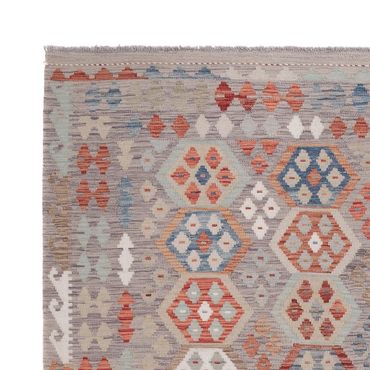 Kelimteppe - Splash - 304 x 207 cm - flerfarget