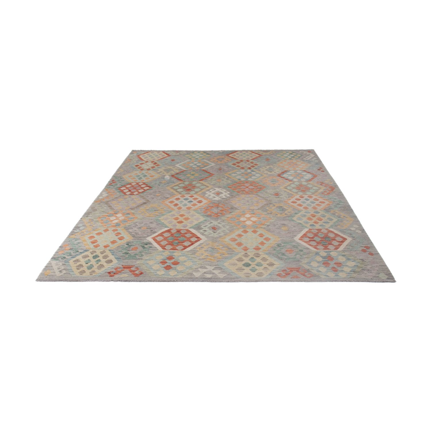 Kelim Rug - Splash - 299 x 211 cm - multicolored