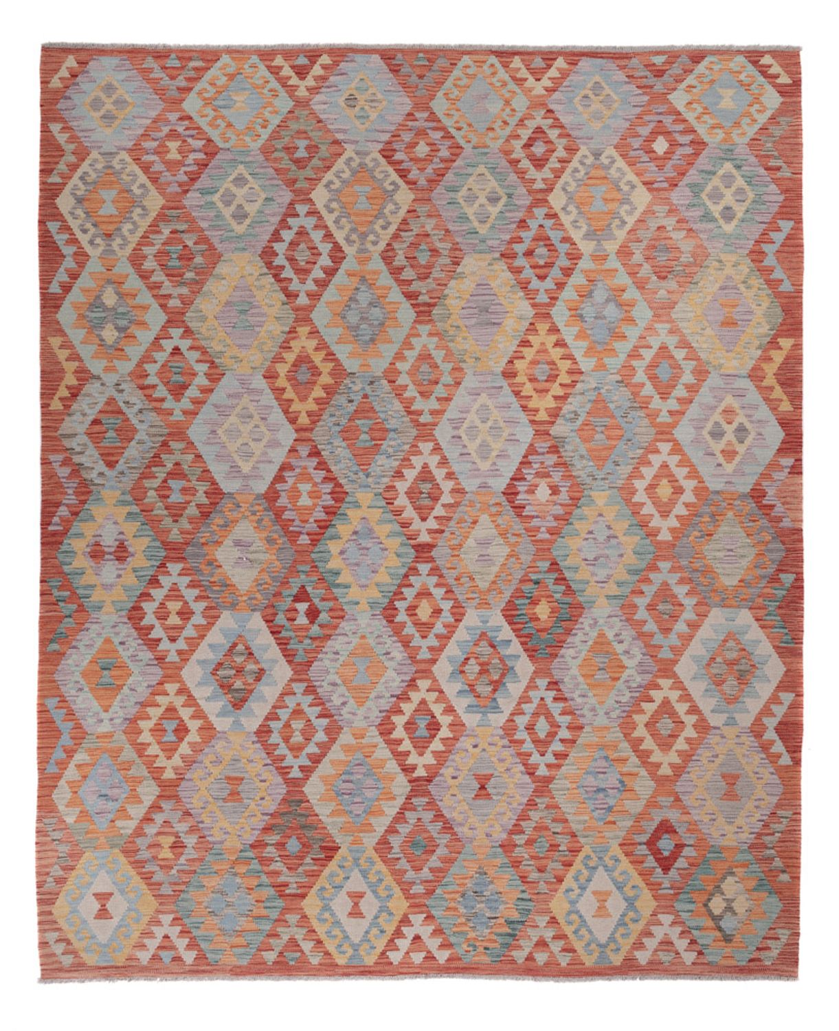 Kelim Rug - Splash - 307 x 253 cm - multicolored