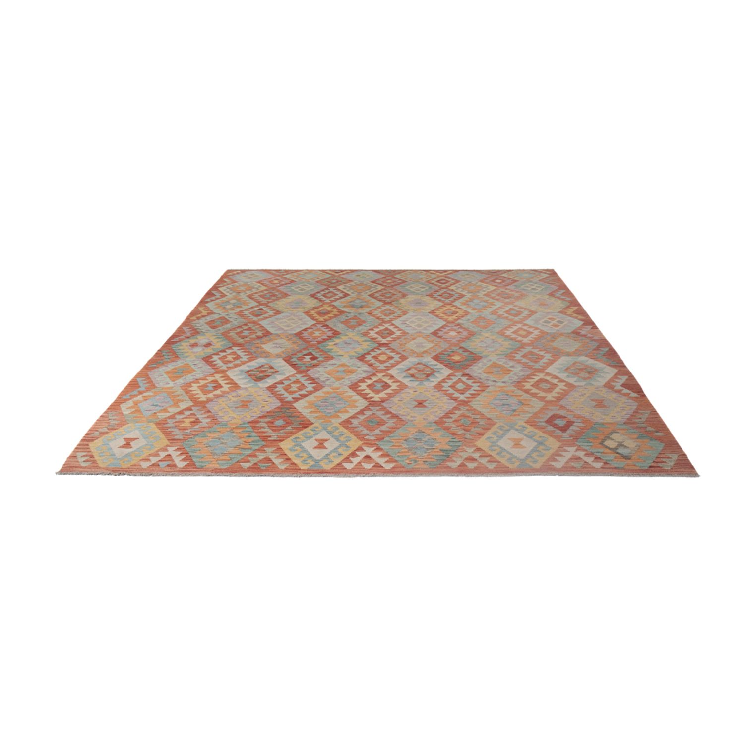 Kelim Rug - Splash - 307 x 253 cm - multicolored
