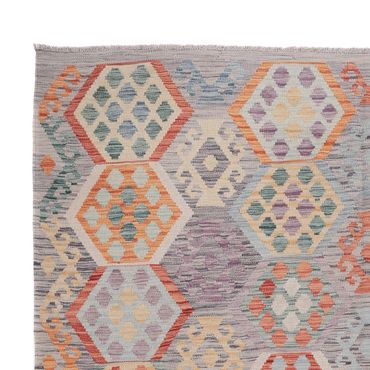 Kelim Rug - Splash - 297 x 211 cm - multicolored