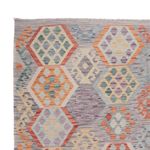 Kelim Rug - Splash - 297 x 211 cm - multicolored