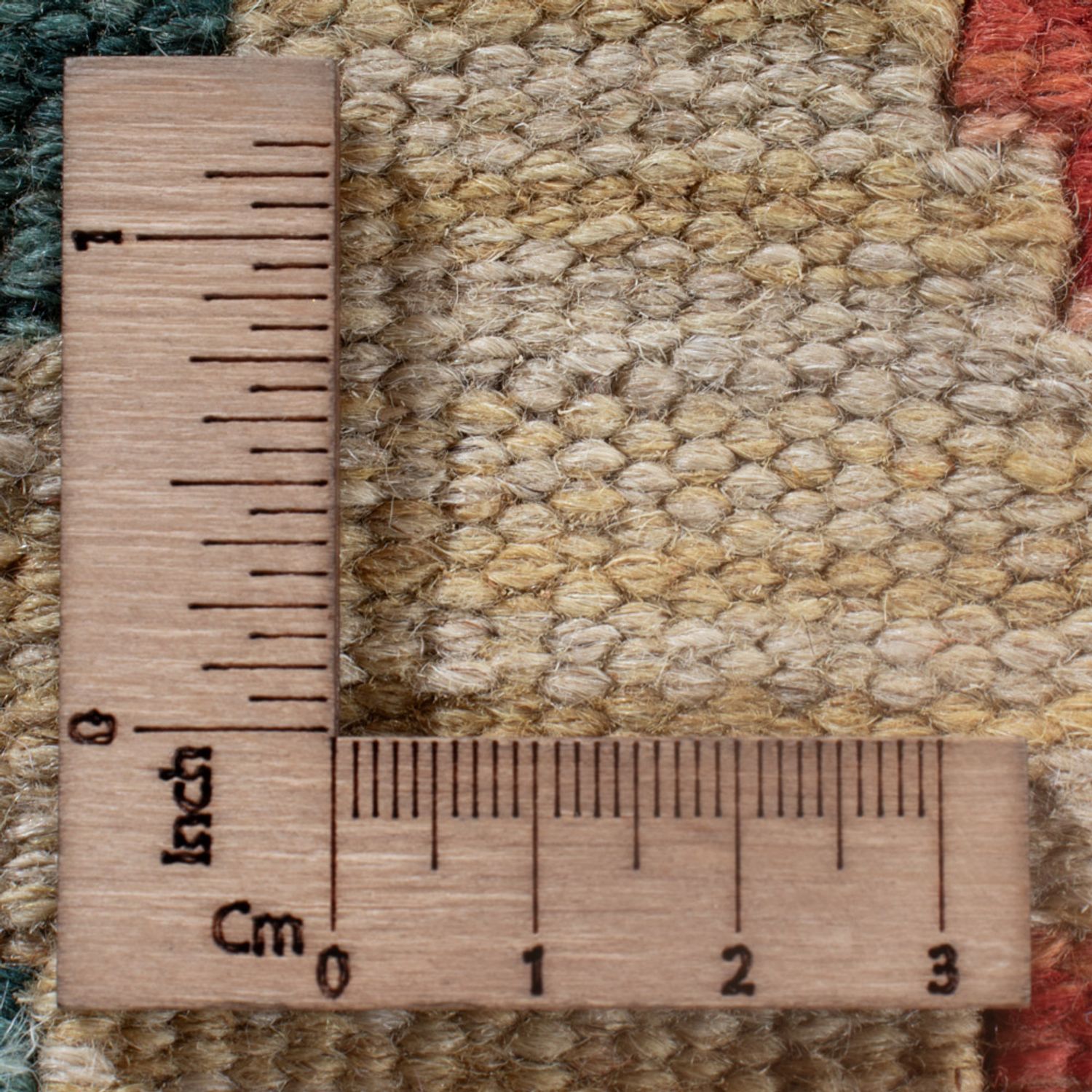 Kelimteppe - Splash - 305 x 251 cm - flerfarget