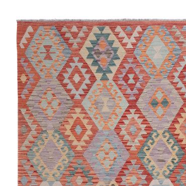 Kelimteppe - Splash - 305 x 251 cm - flerfarget