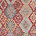 Kelimteppe - Splash - 305 x 251 cm - flerfarget