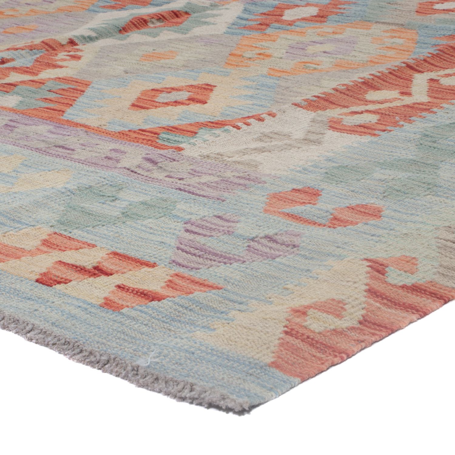 Kelim Rug - Splash - 241 x 177 cm - multicolored
