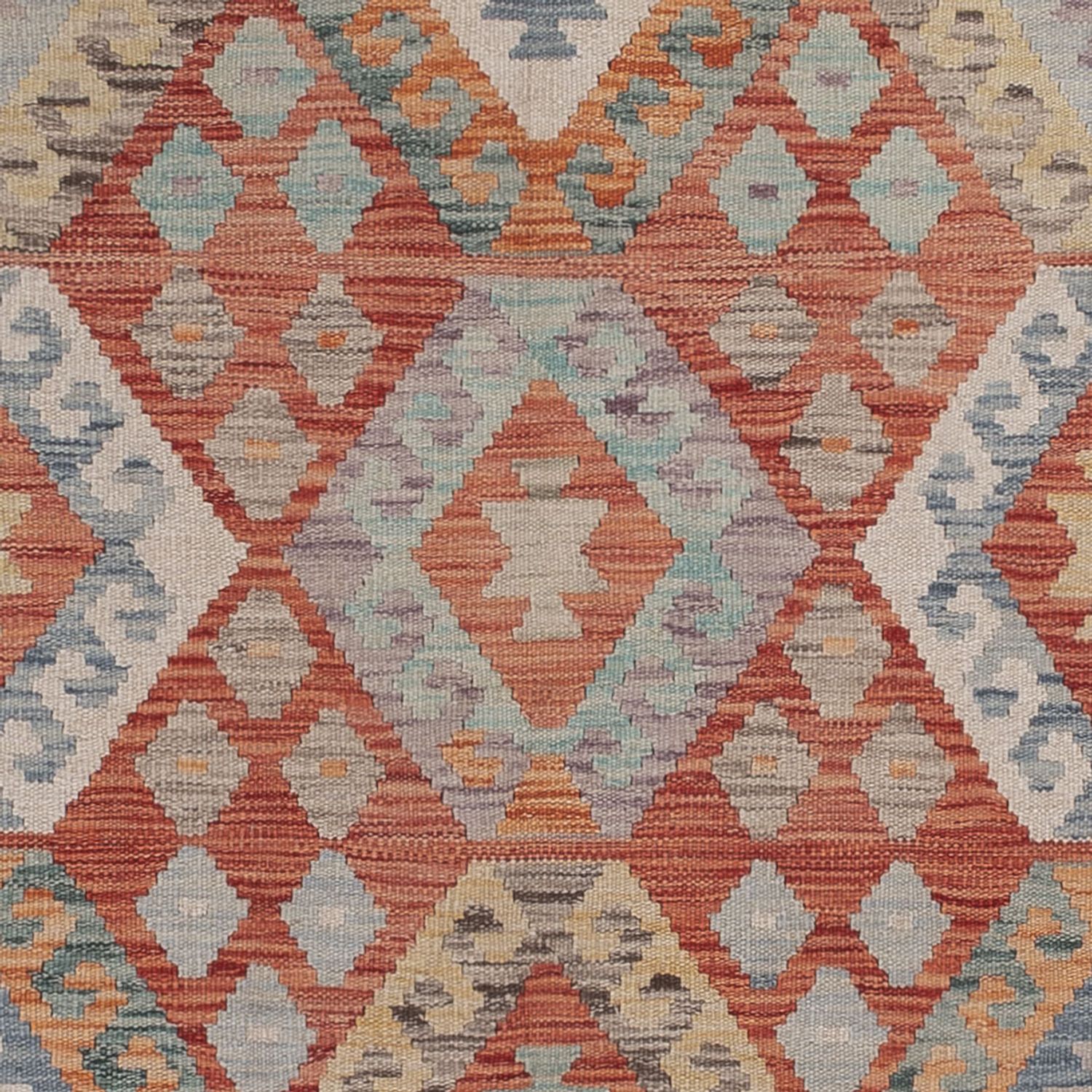 Kelimteppe - Splash - 238 x 174 cm - flerfarget