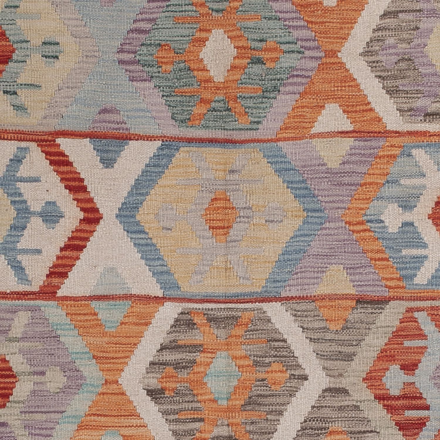 Kelimteppe - Splash - 249 x 180 cm - flerfarget