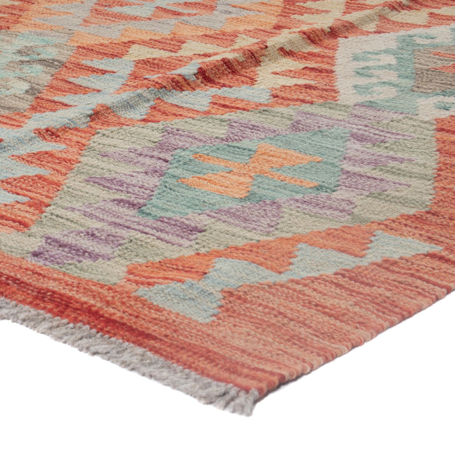 Kelim Rug - Splash - 237 x 177 cm - multicolored