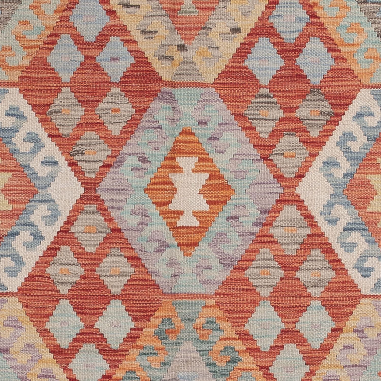 Kelim Rug - Splash - 244 x 176 cm - multicolored