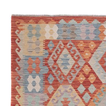 Kelim Rug - Splash - 244 x 176 cm - multicolored