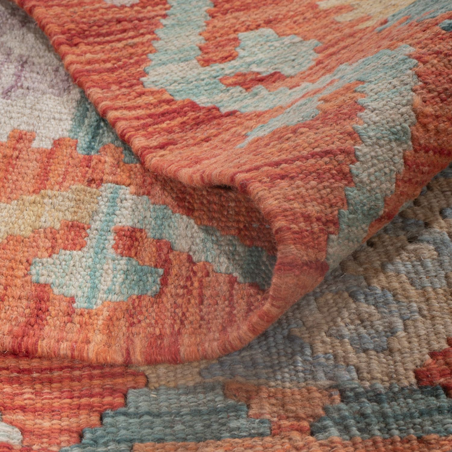 Kelim Rug - Splash - 246 x 173 cm - multicolored