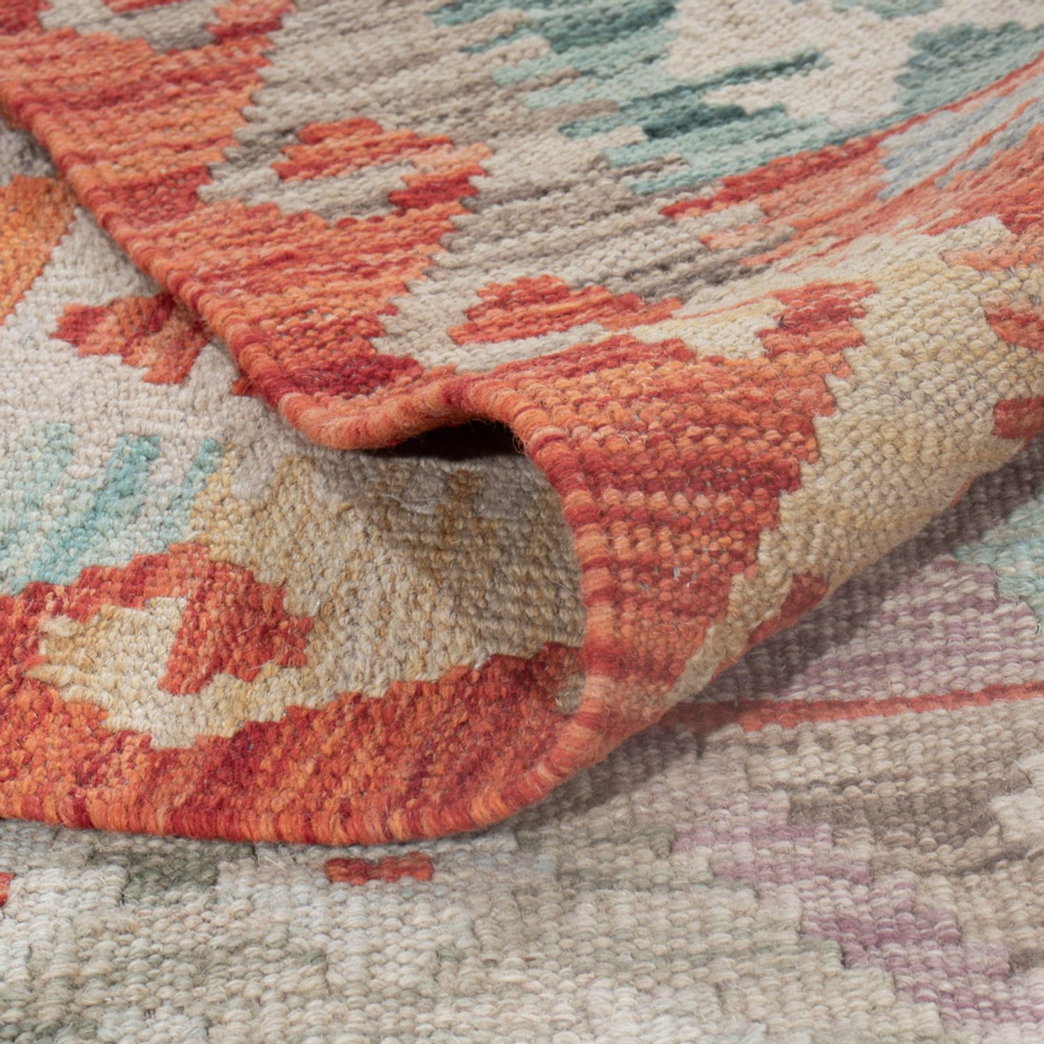 Kelim Rug - Splash - 238 x 177 cm - multicolored