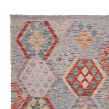 Tapete Kelim - Splash - 238 x 175 cm - multicolorido