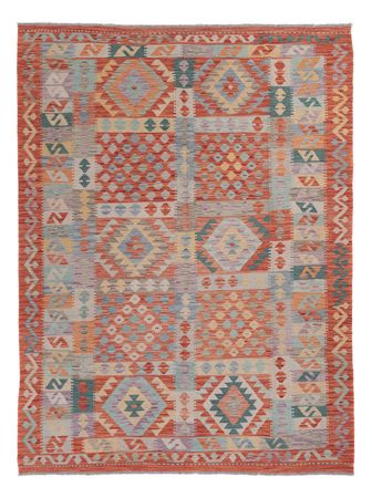 Kelim Rug - Splash - 243 x 180 cm - multicolored