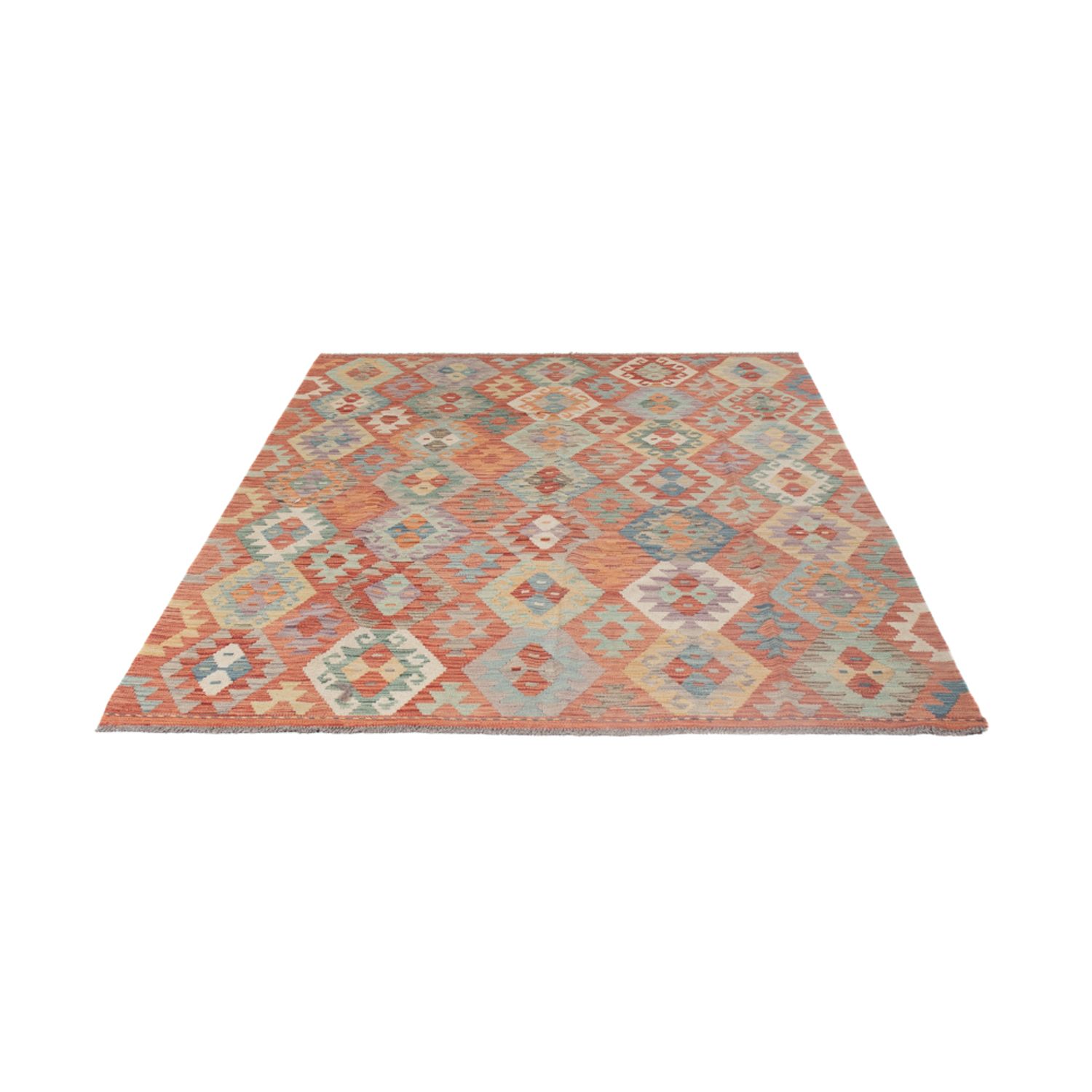 Kelim Rug - Splash - 242 x 174 cm - multicolored