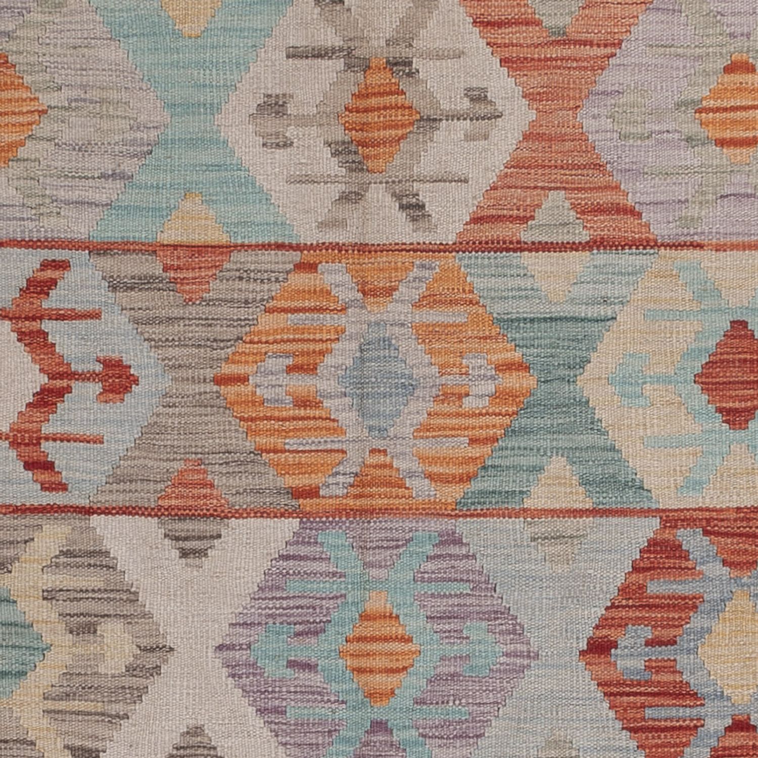 Kelimteppe - Splash - 236 x 173 cm - flerfarget