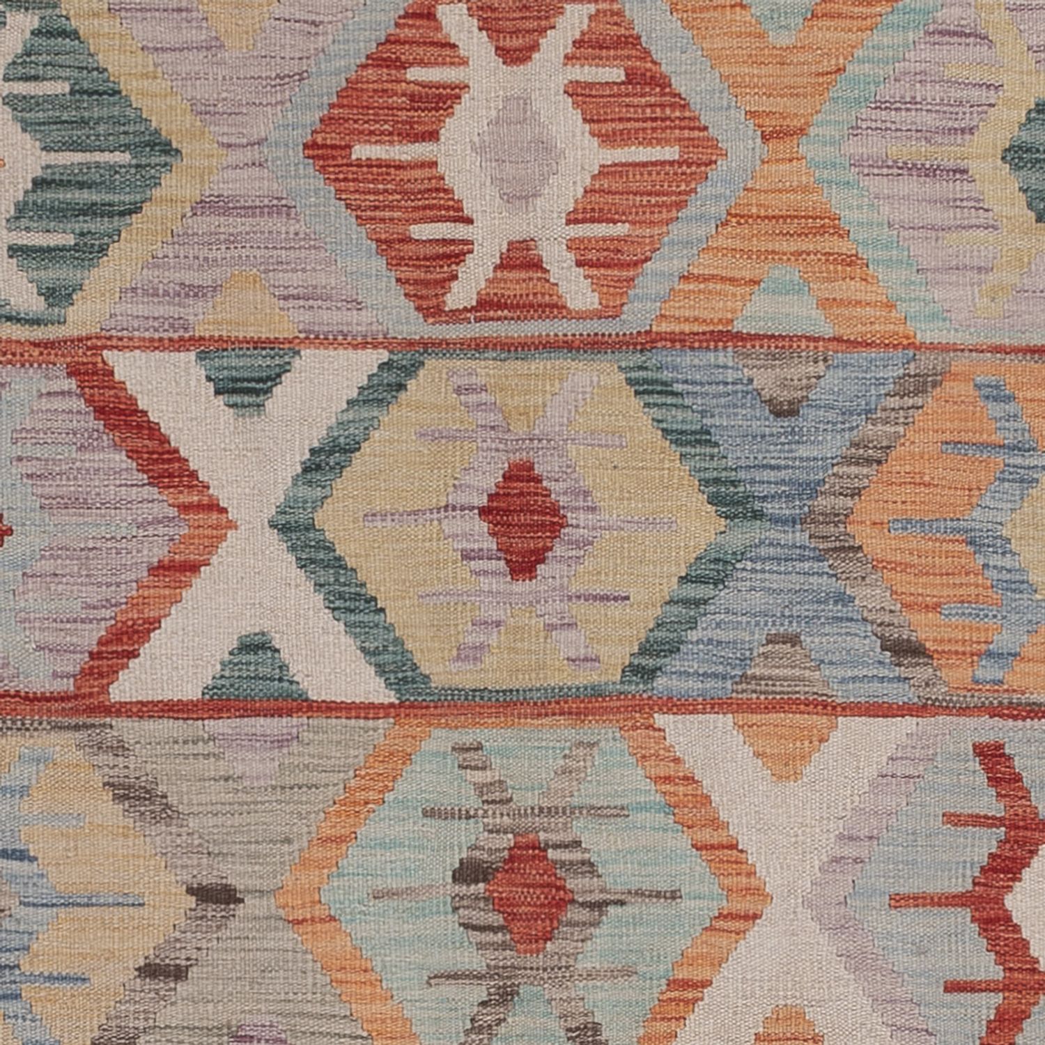 Kelim Rug - Splash - 244 x 176 cm - multicolored