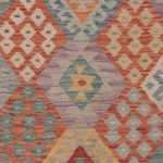 Kelim Rug - Splash - 243 x 178 cm - multicolored