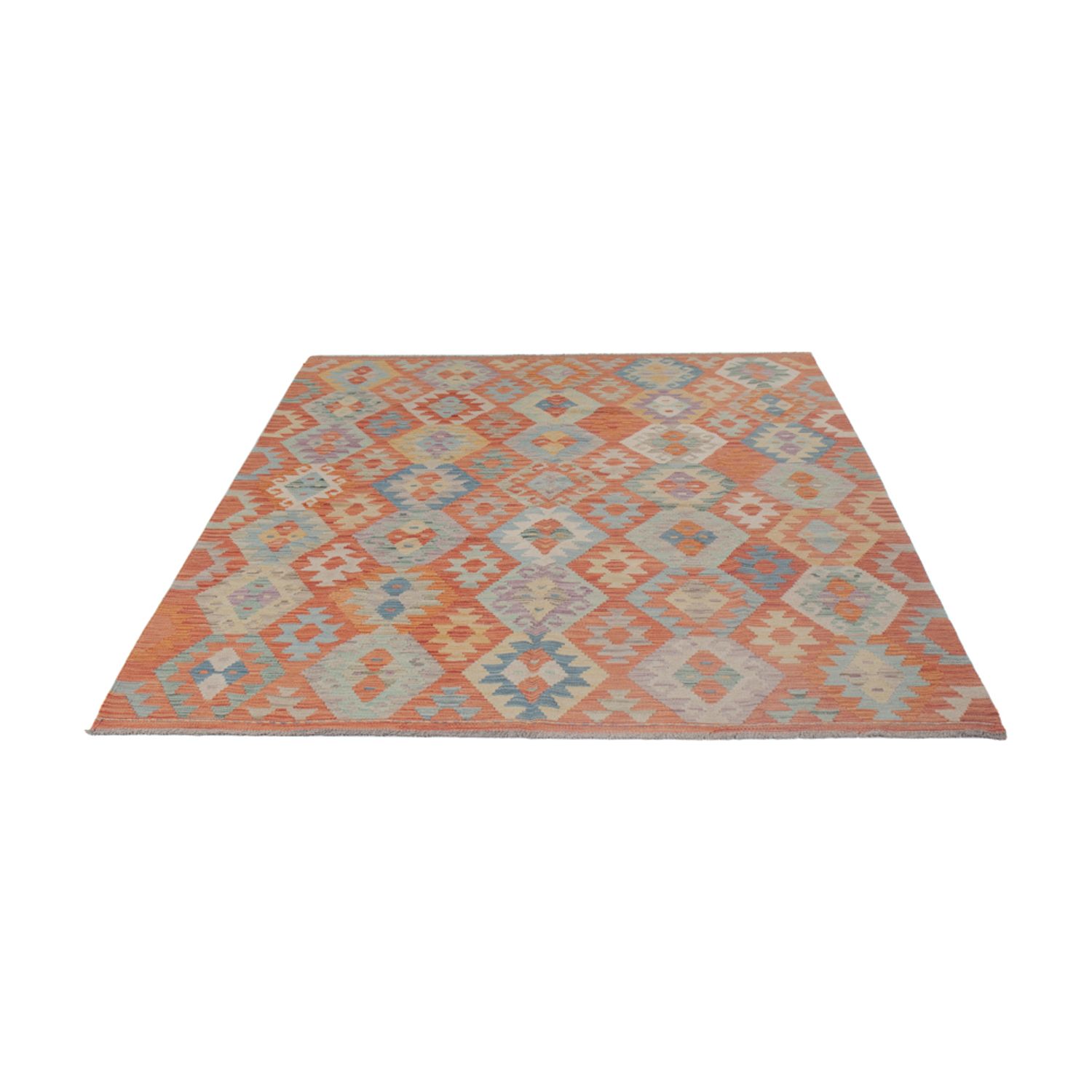 Kelim Rug - Splash - 243 x 178 cm - multicolored