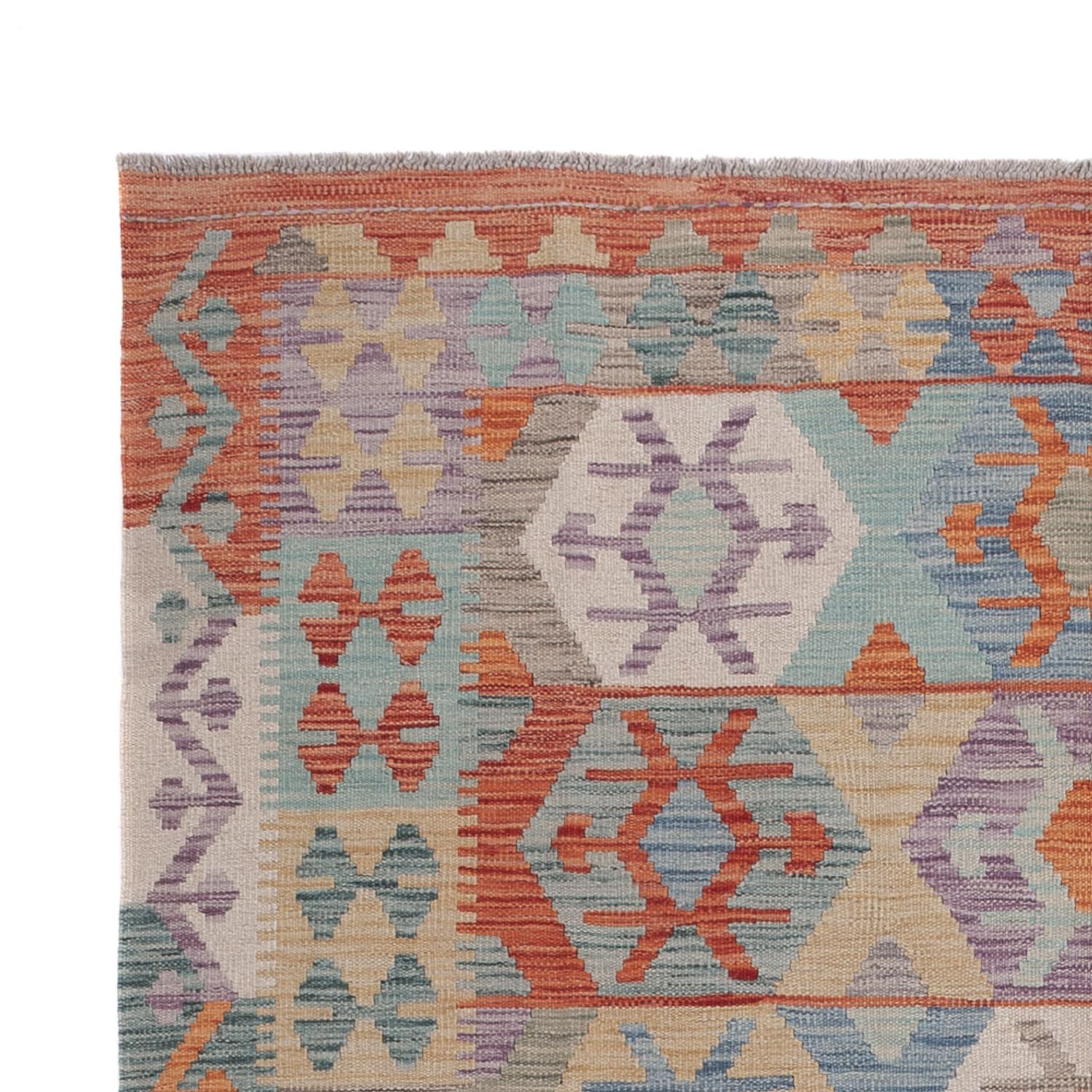 Kelim Rug - Splash - 239 x 168 cm - multicolored