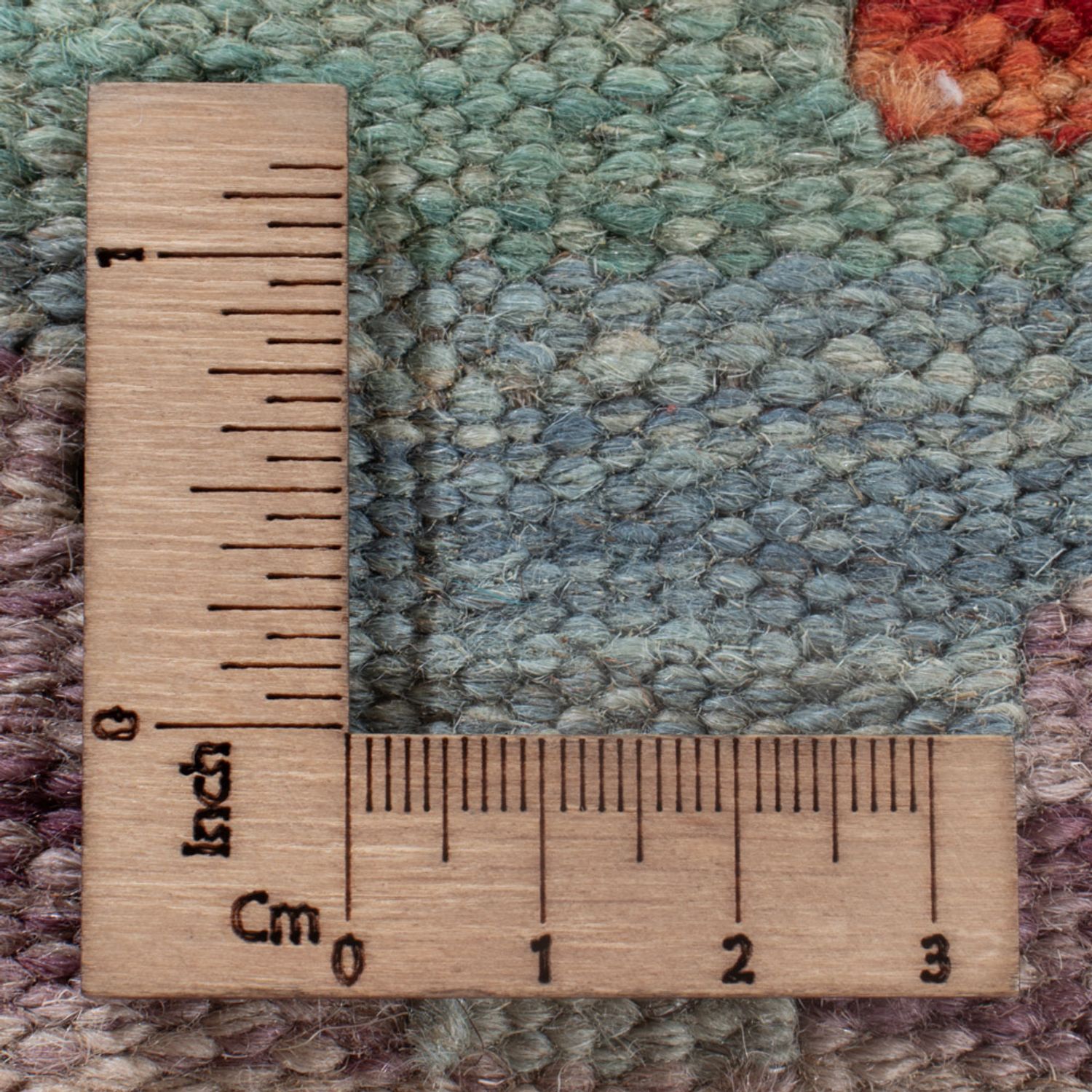 Kelimteppe - Splash - 242 x 178 cm - flerfarget