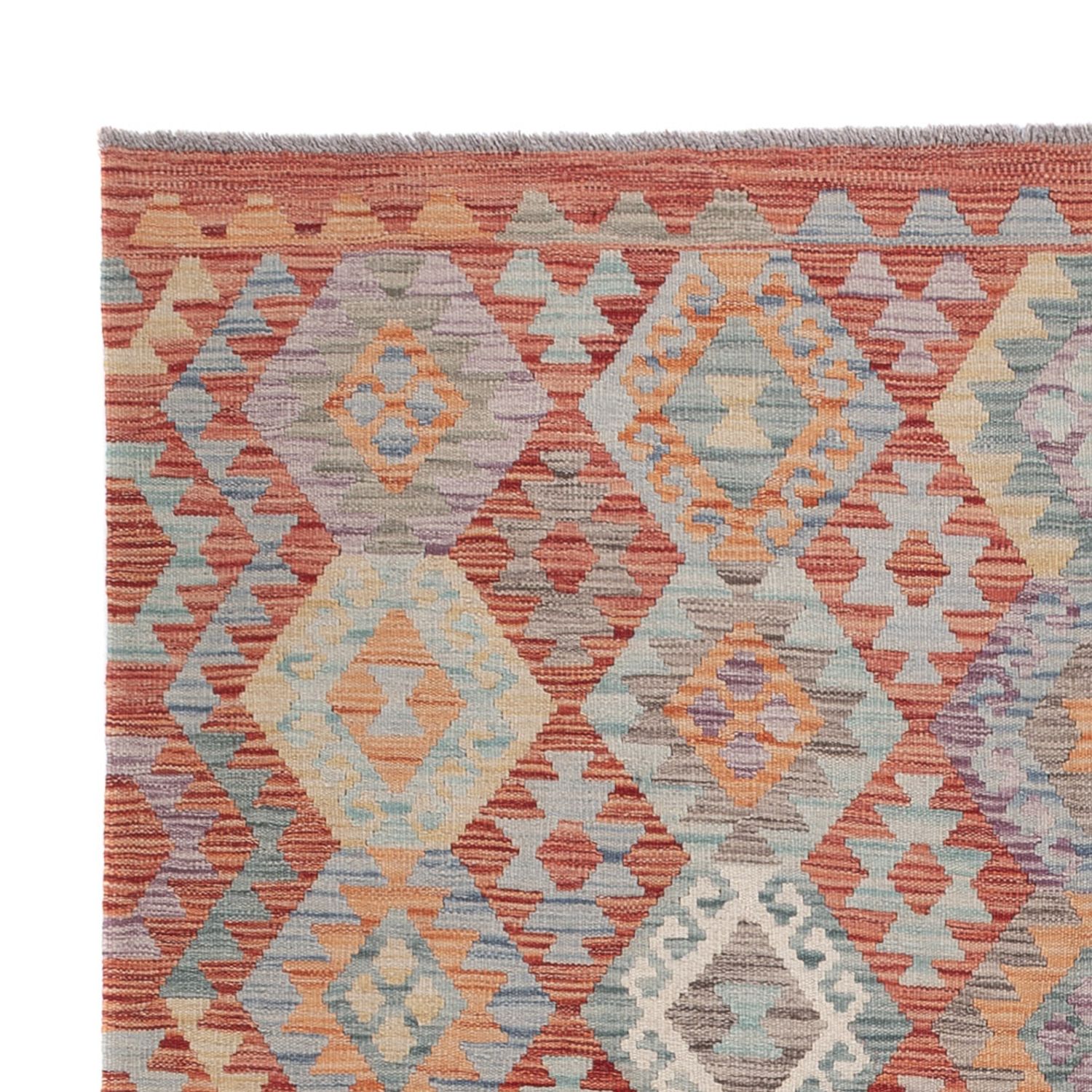 Kelimteppe - Splash - 224 x 166 cm - flerfarget