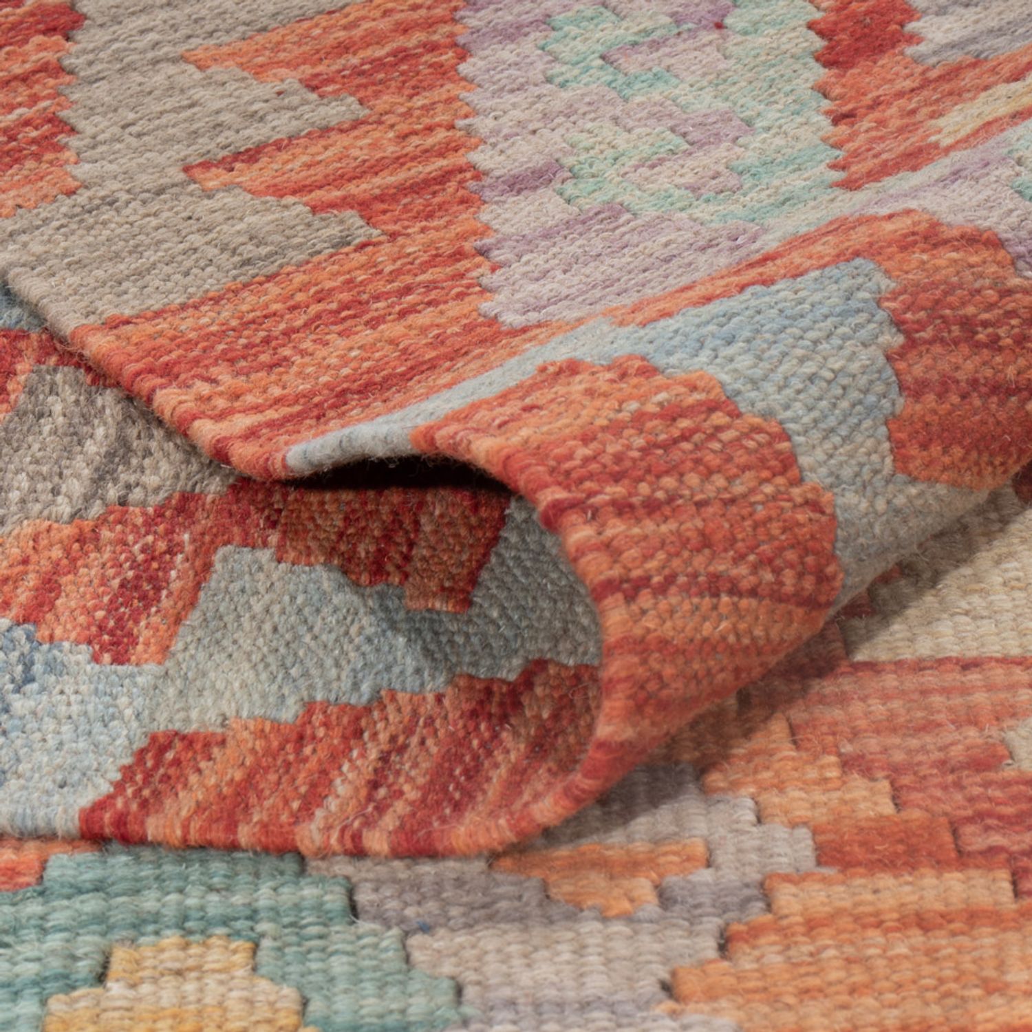 Kelim Rug - Splash - 245 x 173 cm - multicolored