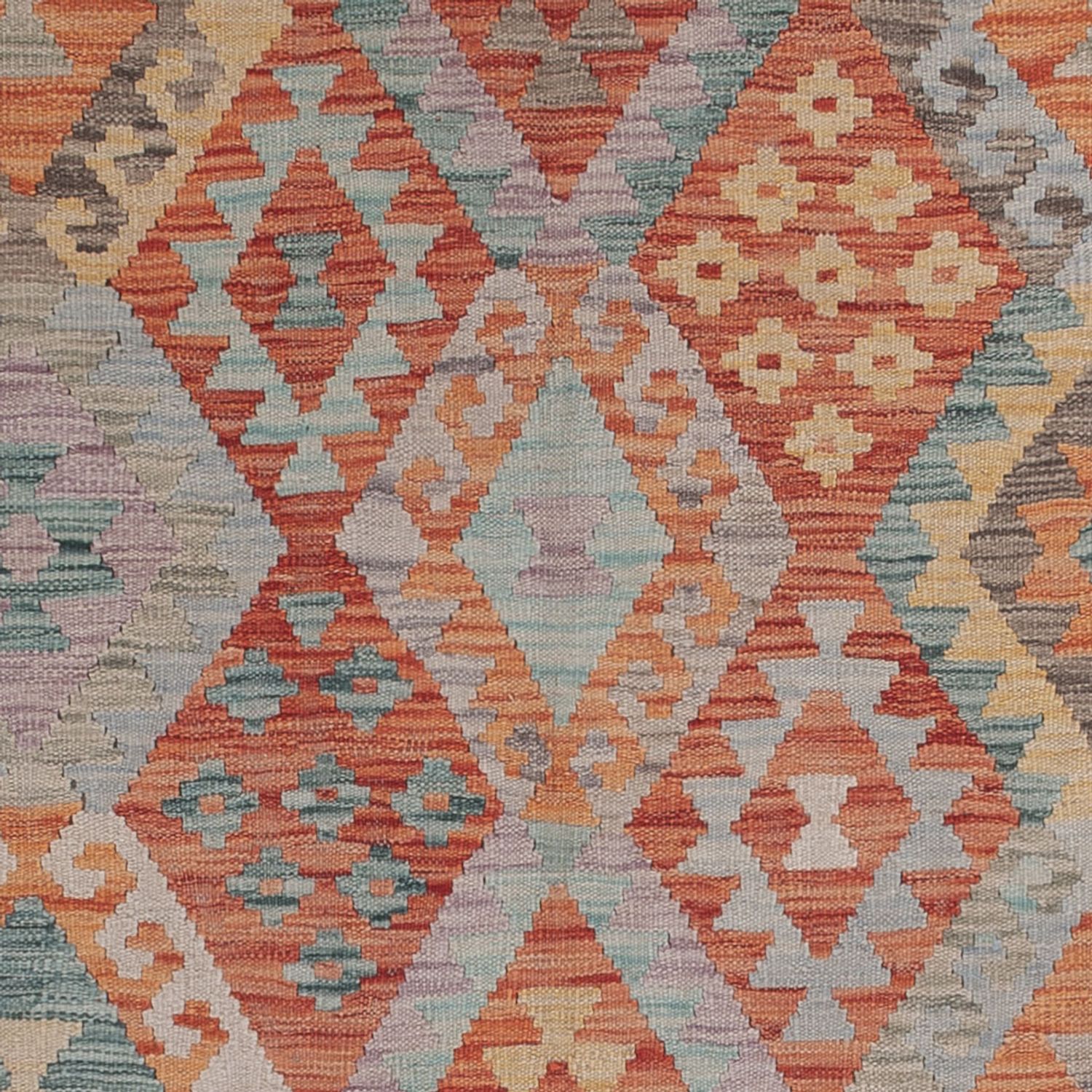 Kelim Rug - Splash - 251 x 181 cm - multicolored